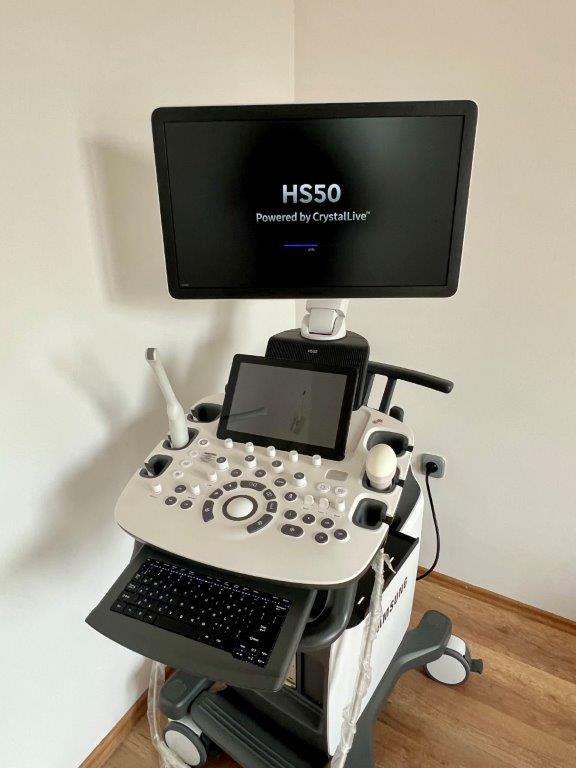 Használt Samsung HS50 típusú 2D/ 3D/ 4D/ 5D ultrahang készülék két vizsgálófejjel Használt Samsung HS50 típusú 2D/ 3D/ 4D/ 5D ultrahang készülék két vizsgálófejjel