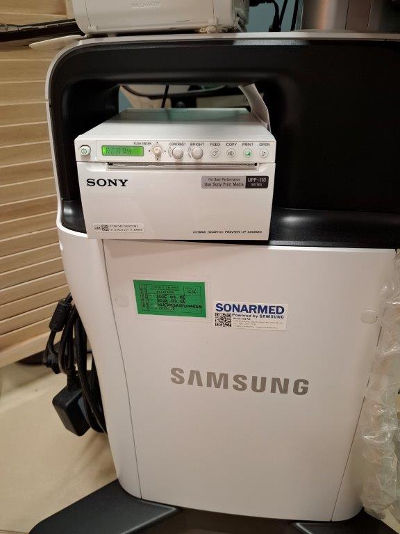 Használt Samsung HS40 ultrahang készülék három vizsgálófejjel Használt Samsung HS40 ultrahang készülék három vizsgálófejjel