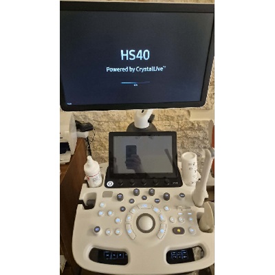 Használt Samsung HS40 ultrahang készülék 2D hasi és 2D hüvelyi fejekkel